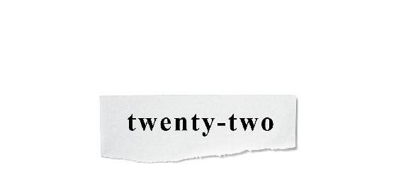 twenty-two