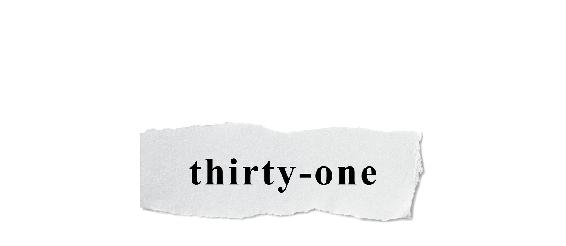 thirty-one