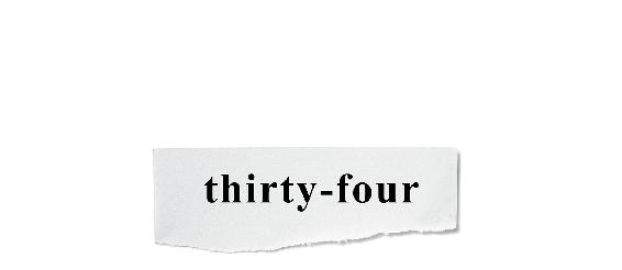 thirty-four