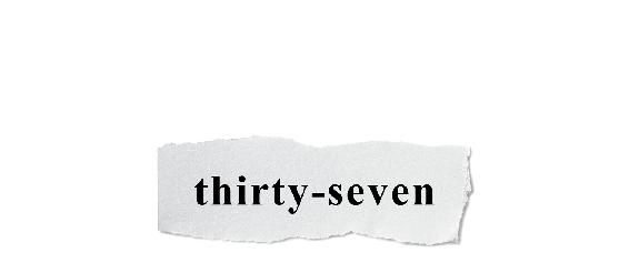thirty-seven
