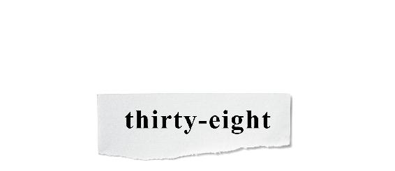 thirty-eight