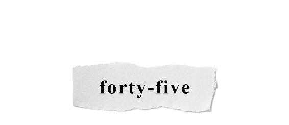 forty-five